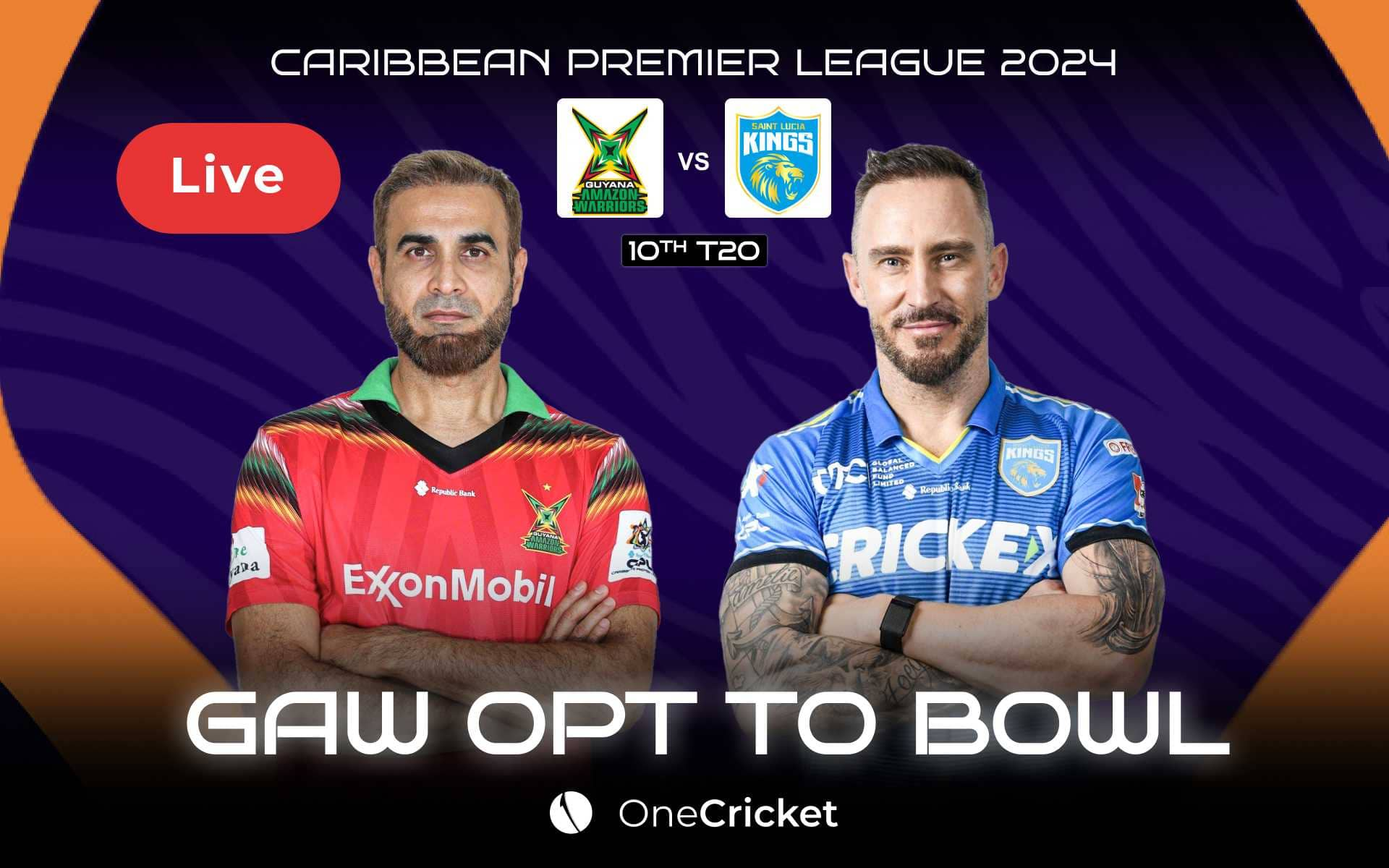 CPL 2024, GAW vs SLK, Match 10 Live Score: Match Updates, Highlights And Live Streaming